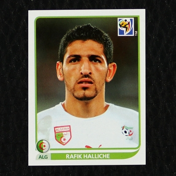 Rafik Halliche Panini Sticker Nr. 227 - South Africa 2010