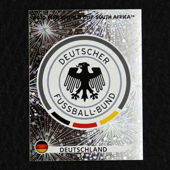 Germany Badge Panini Sticker No. 259 - South Africa 2010