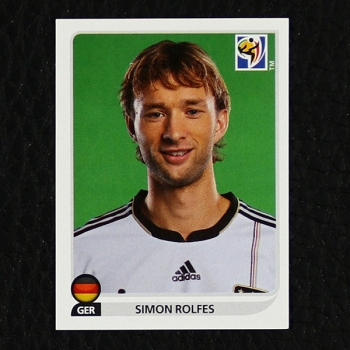 Simon Rolfes Panini Sticker No. 267 - South Africa 2010