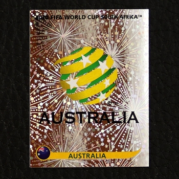 Australien Wappen Panini Sticker Nr. 278 - South Africa 2010