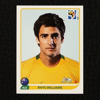 Rhys Williams Panini Sticker Nr. 283 - South Africa 2010