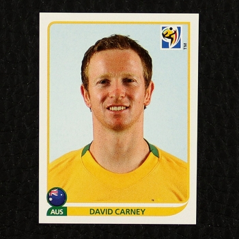 David Carney Panini Sticker No. 284 - South Africa 2010