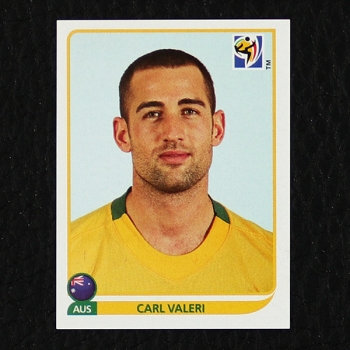 Carl Valeri Panini Sticker No. 287 - South Africa 2010