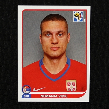 Nemanja Vidic Panini Sticker Nr. 299 - South Africa 2010