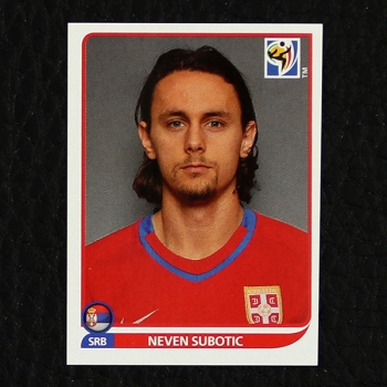 Neven Subotic Panini Sticker No. 305 - South Africa 2010