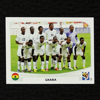 Ghana Team Panini Sticker No. 315 - South Africa 2010