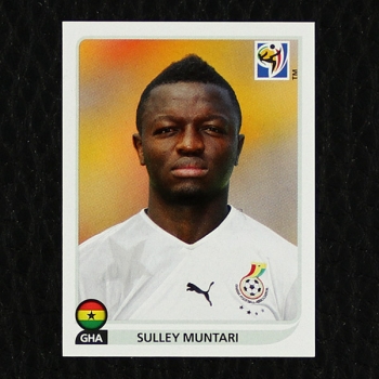 Sulley Muntari Panini Sticker Nr. 327 - South Africa 2010