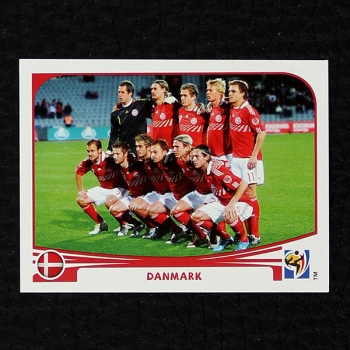 Dänemark Team Panini Sticker Nr. 353 - South Africa 2010