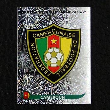 Cameroon Badge Panini Sticker No. 392 - South Africa 2010