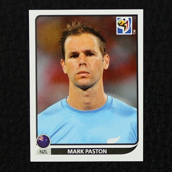 Mark Paston Panini Sticker No. 450 - South Africa 2010