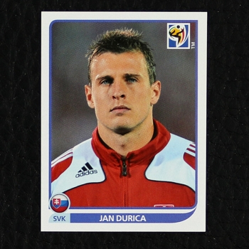 Jan Durica Panini Sticker No. 472 - South Africa 2010