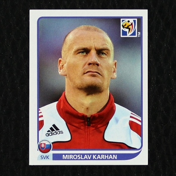 Miroslav Karhan Panini Sticker Nr. 478 - South Africa 2010