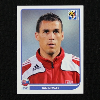 Jan Novak Panini Sticker No. 481 - South Africa 2010