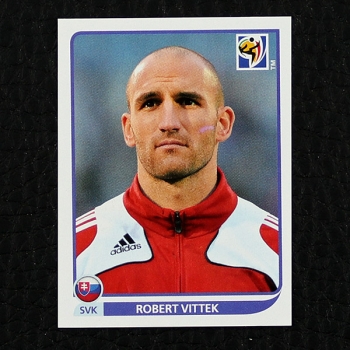 Robert Vittek Panini Sticker No. 482 - South Africa 2010