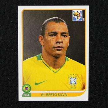 Gilberto Silva Panini Sticker No. 496 - South Africa 2010