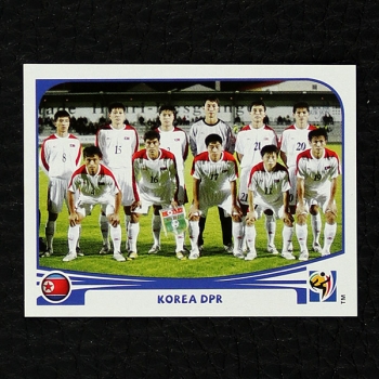 North Korea Team Panini Sticker No. 505 - South Africa 2010