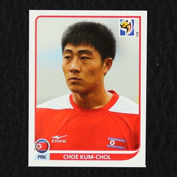 Choe Kum-Chol Panini Sticker No. 523 - South Africa 2010