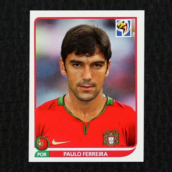 Paulo Ferreira Panini Sticker No. 550 - South Africa 2010