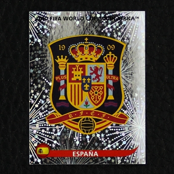 Spain Badge Panini Sticker No. 563 - South Africa 2010