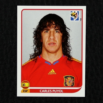 Carles Puyol Panini Sticker Nr. 565 - South Africa 2010