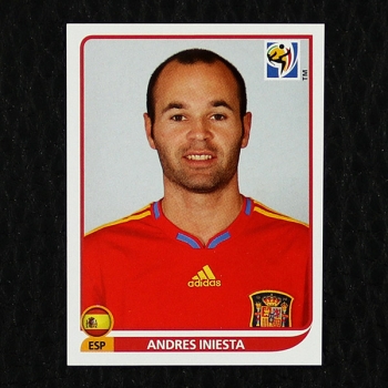 Andres Iniesta Panini Sticker Nr. 577 - South Africa 2010