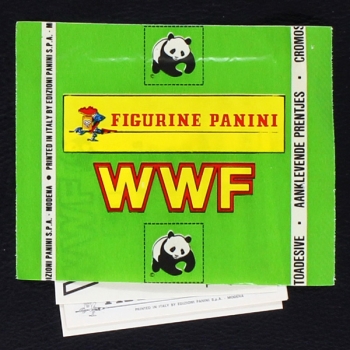 WWF Bedrohte Tierwelt 1986 Panini sticker bag - 6 versions