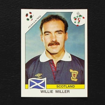 Italia 90 Nr. 215 Panini Sticker Willie Miller