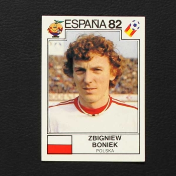 Espana 82 Nr. 066 Panini Sticker Zbigniew Boniek