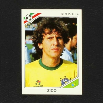 Mexico 86 Nr. 250 Panini Sticker Zico