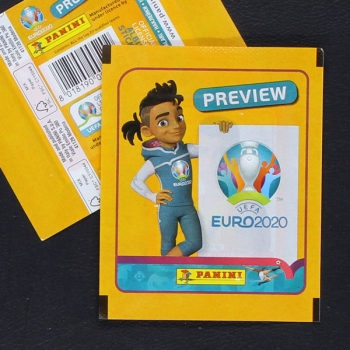 Euro 2020 Review Panini sticker bag orange