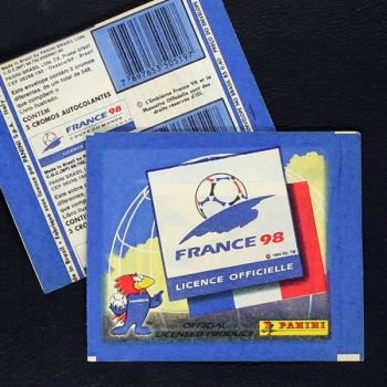 France 98 Panini Sticker Tüte brasilianische Variante