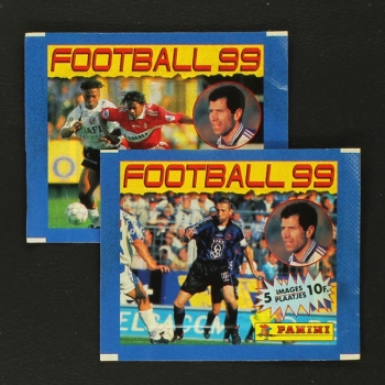 Football 99 Panini Sticker Tüte 2 Varianten