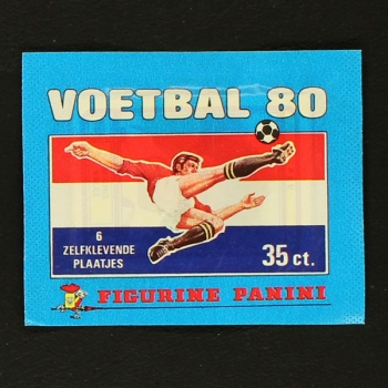 Voetbal 80 Panini Sticker Tüte