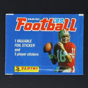 NFL Football 89 Panini Sticker Tüte