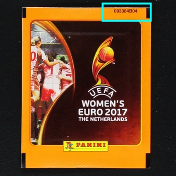 Euro 2017 Womens Panini internationale Version + Nummer