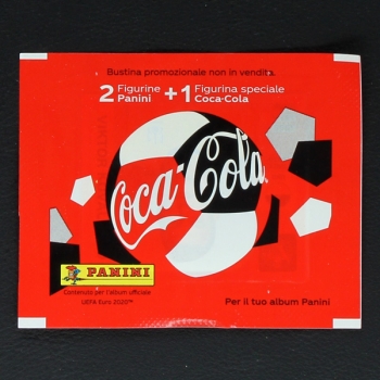 Euro 2020 Coca Cola Panini sticker bag - Italy Version