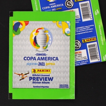 Copa America 2021 Preview Panini Sticker Tüte Argentinien Variante