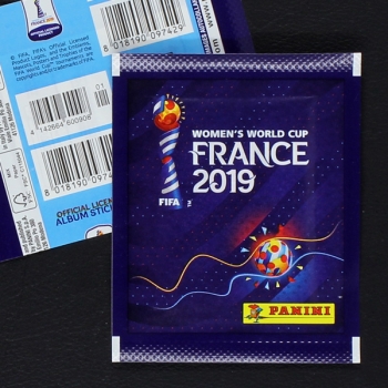 France 2019 Panini Sticker Tüte deutsche Variante