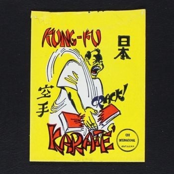Kung-Fu Karate Cox International Sticker Tüte