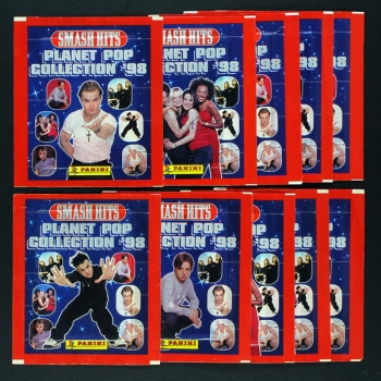 Smash Hits 99 Planet Pop Panini 10 sticker bag