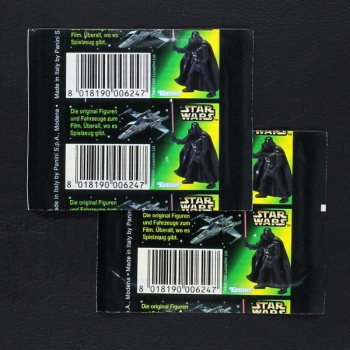 Star Wars 1996 Panini Sticker Tüte 2 deutsche Varianten