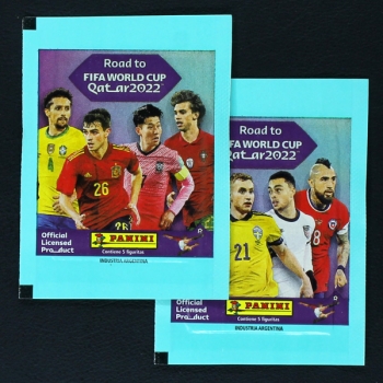 Road to Qatar 2022 Panini Sticker Tüten - Argentina Version