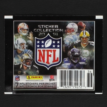 Football 2014 NFL Panini Sticker Tüte