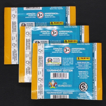 Euro 2020 Panini sticker bag - Argentina Version 3x