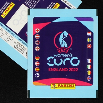 Women's Euro 2022 Panini Sticker Tüte - ohne Barcode