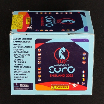 Euro 2022 Panini Box mit 36 Sticker Tüten