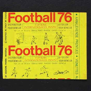 Football 76 Panini Sticker Tüte