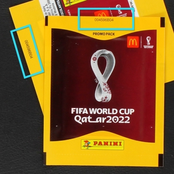 Qartar 2022 Panini Sticker Tüte - McDonalds Version