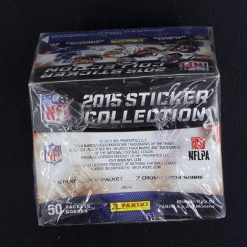 NFL Football 2015 Panini Box mit 50 Sticker Tüten