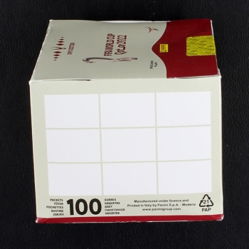 Qatar 2022 Panini Box mit 100 Sticker Tüten - Oryx Version